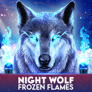 Night Wolf Frozen Flames